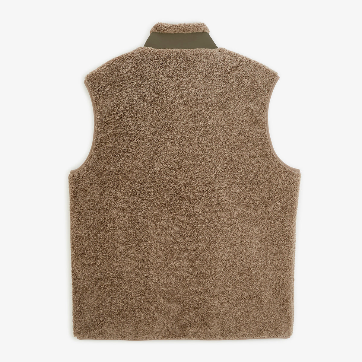 Gilet polaire sherpa Montréal sans manches beige cachemire SBPLAY
