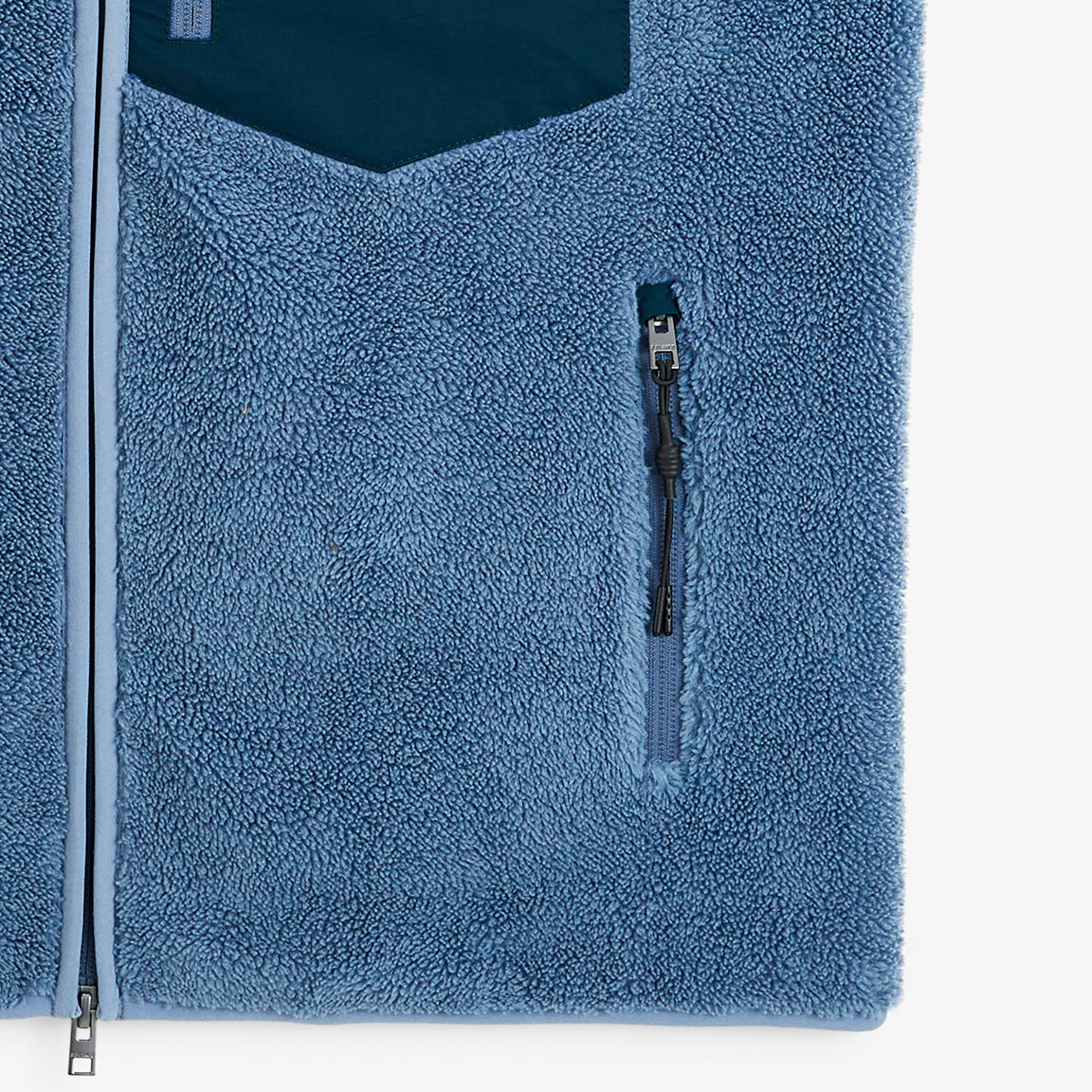 Gilet polaire sherpa sans manches bleu indigo Montréal SBPLAY