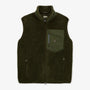 Gilet polaire sherpa sans manches vert militaire Montréal SBPLAY