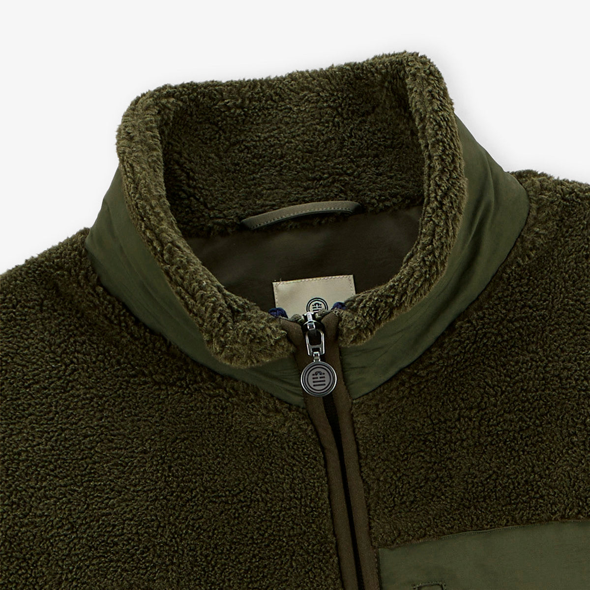 Gilet polaire sherpa sans manches vert militaire Montréal SBPLAY