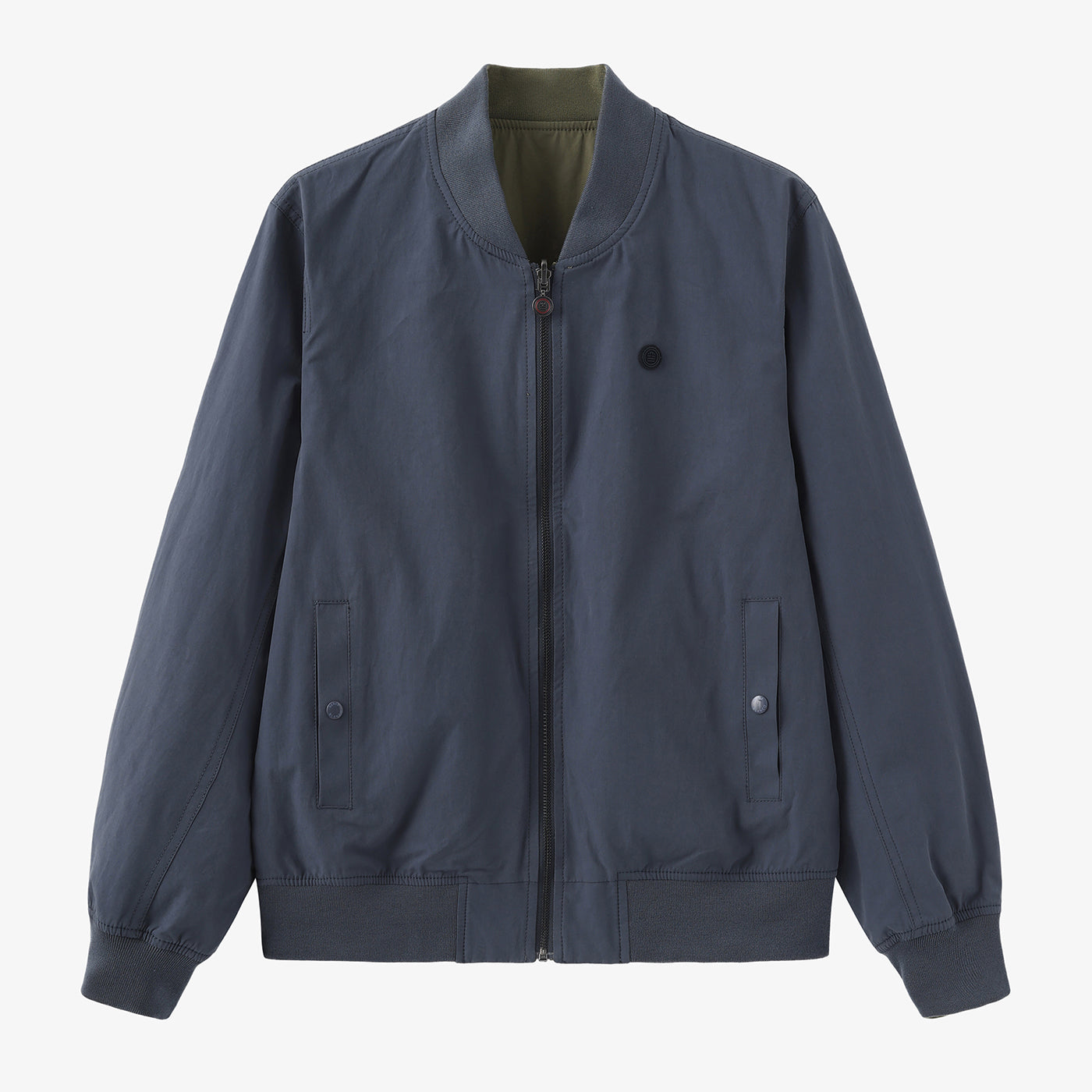 Danielo reversible blue and military bomber