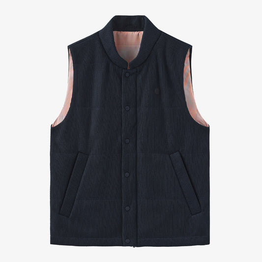 Donatien dark navy mesh vest