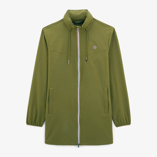 Blouson Storm imperméable long vert tilleul