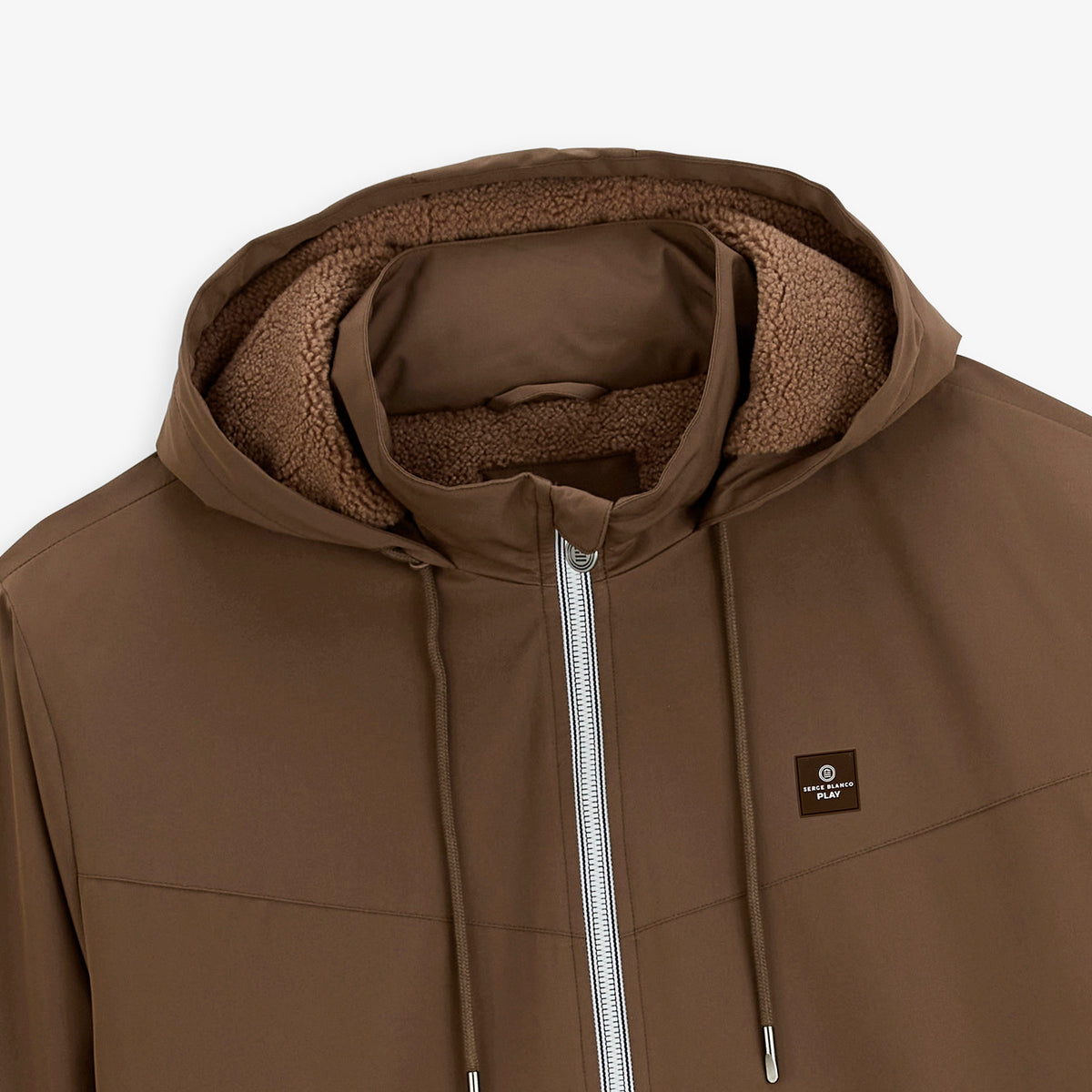 Parka Stormer déperlante doublure polaire marron brownie SBPLAY