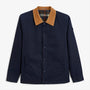 Blouson Dan déperlant bleu col velours SBPLAY