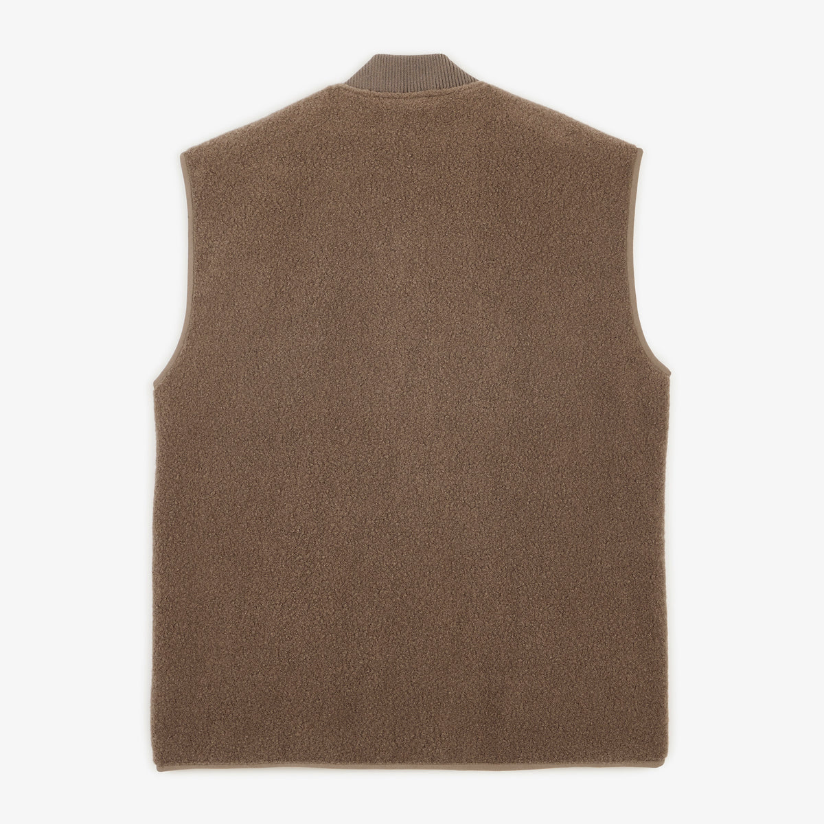 Gilet polaire Marcel sans manches beige travertin