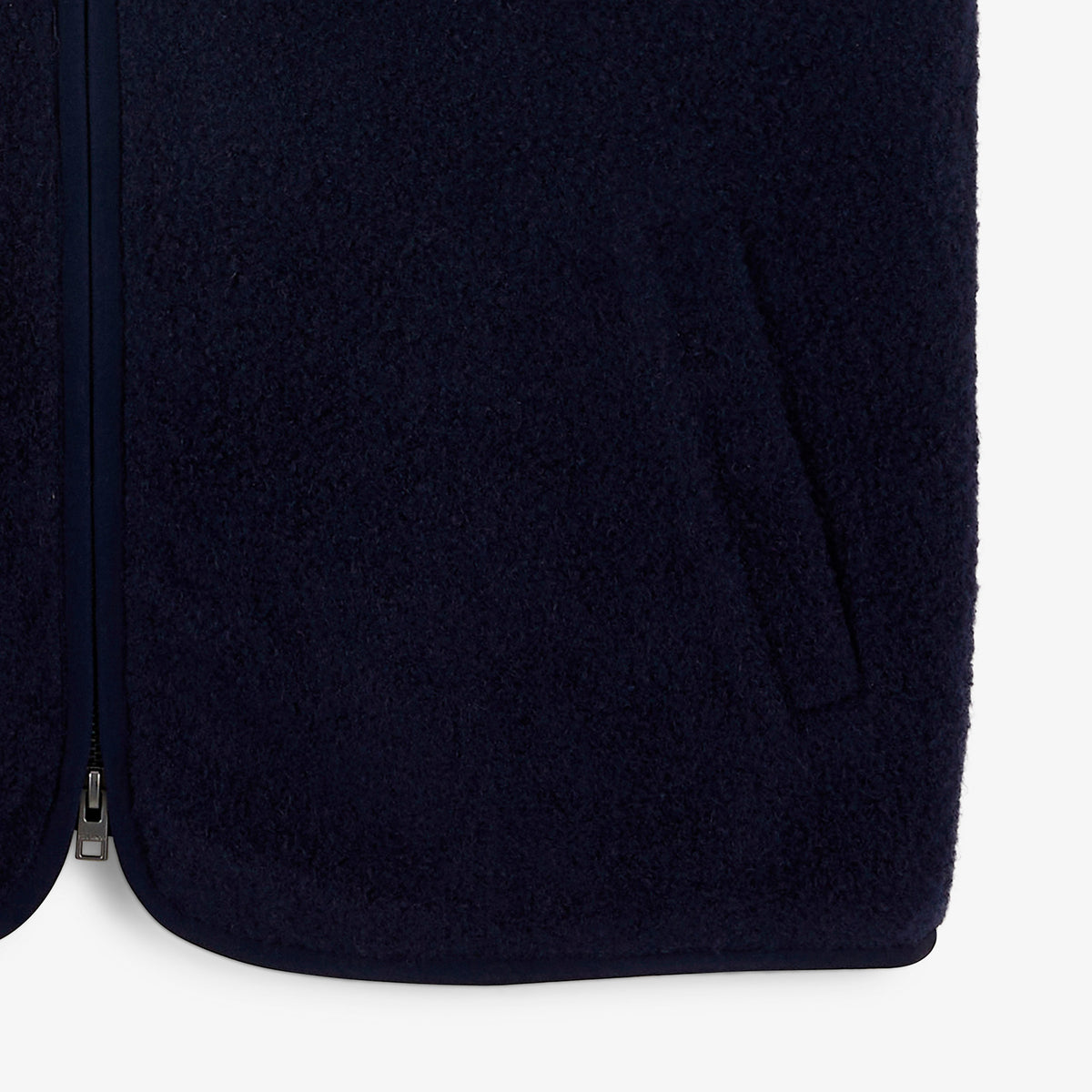 Gilet polaire Marcel sans manches bleu marine