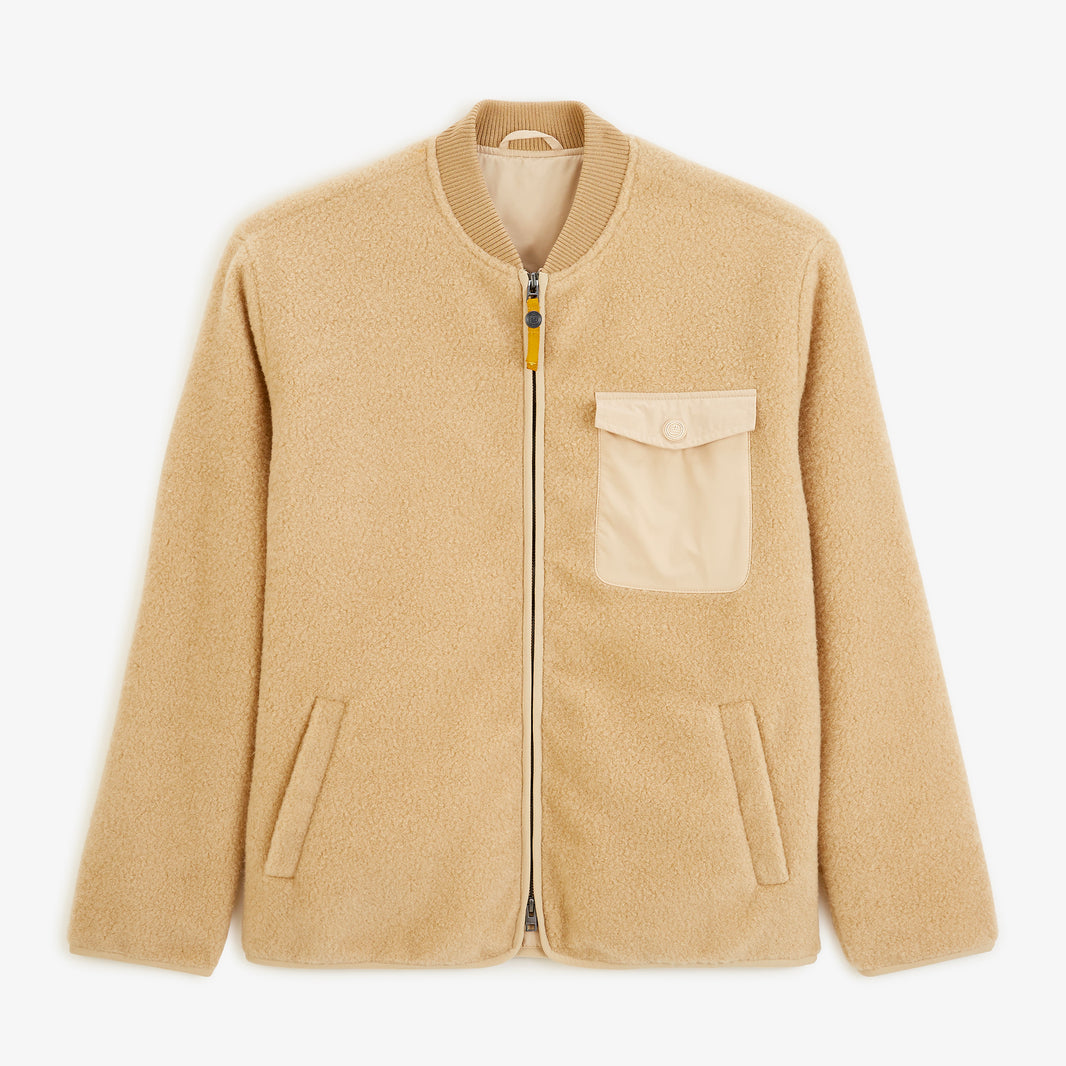Veste polaire Marcel beige sable