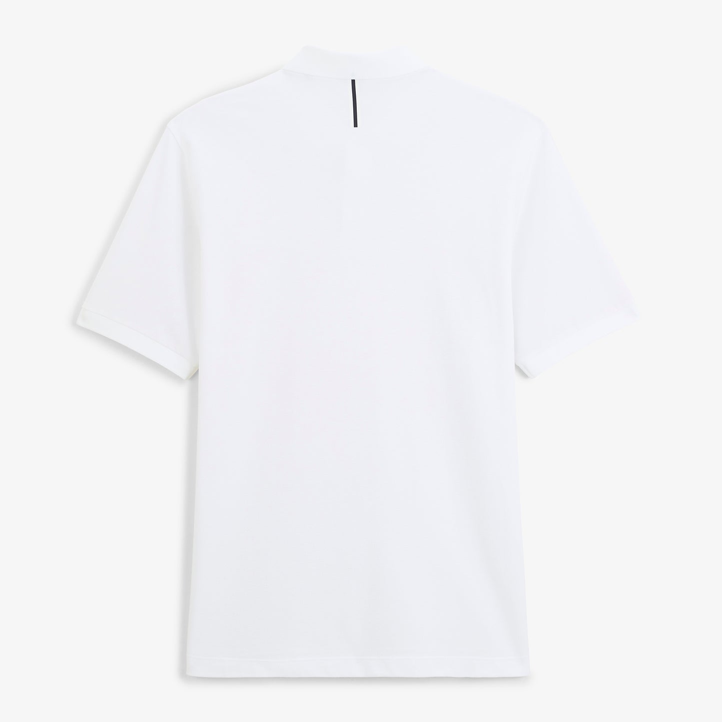 Polo piqué Lucas manches courtes en coton blanc