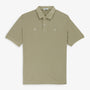 Polo in piqué a maniche corte dello Stade Toulousain, 100% cotone, colore travertino, modello Lucas