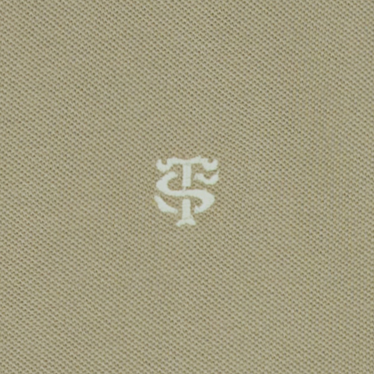 Polo in piqué a maniche corte dello Stade Toulousain, 100% cotone, colore travertino, modello Lucas