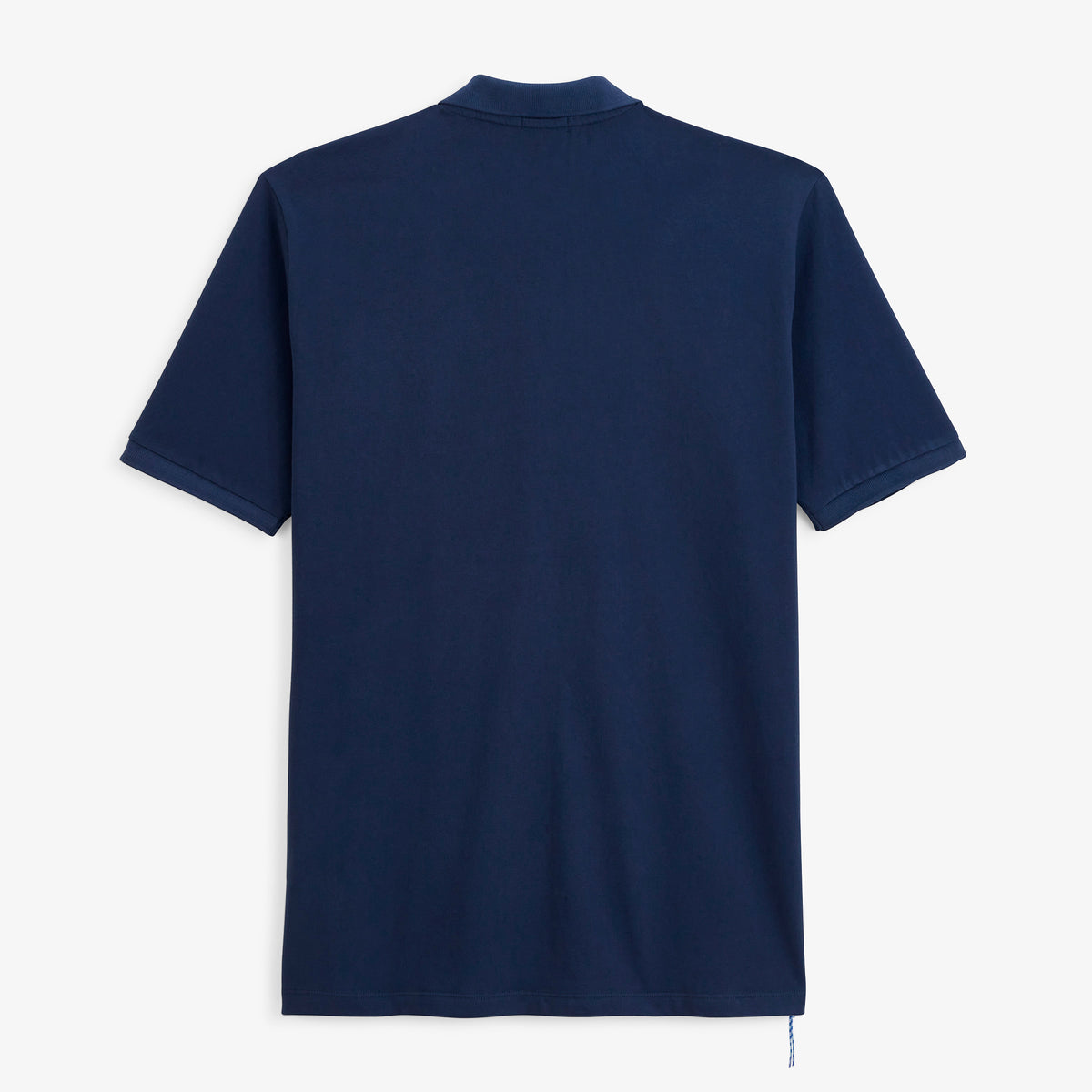 Polo piqué manches courtes badge bouclette Pilote bleu marine SBPLAY