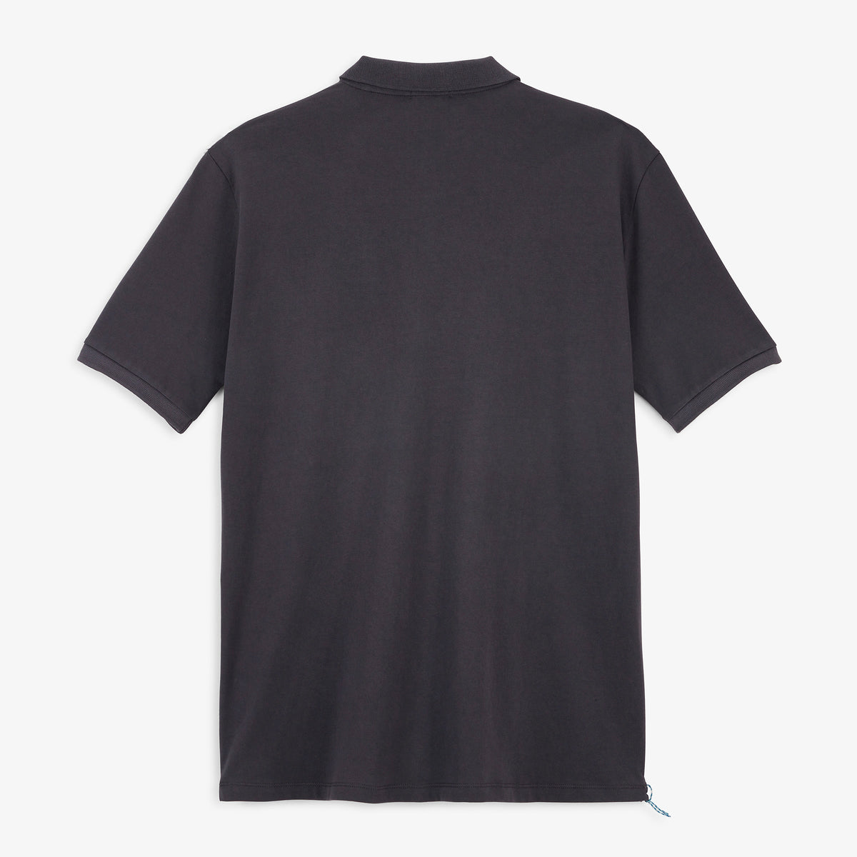Polo piqué manches courtes badge bouclette Pilote gris asphalte SBPLAY