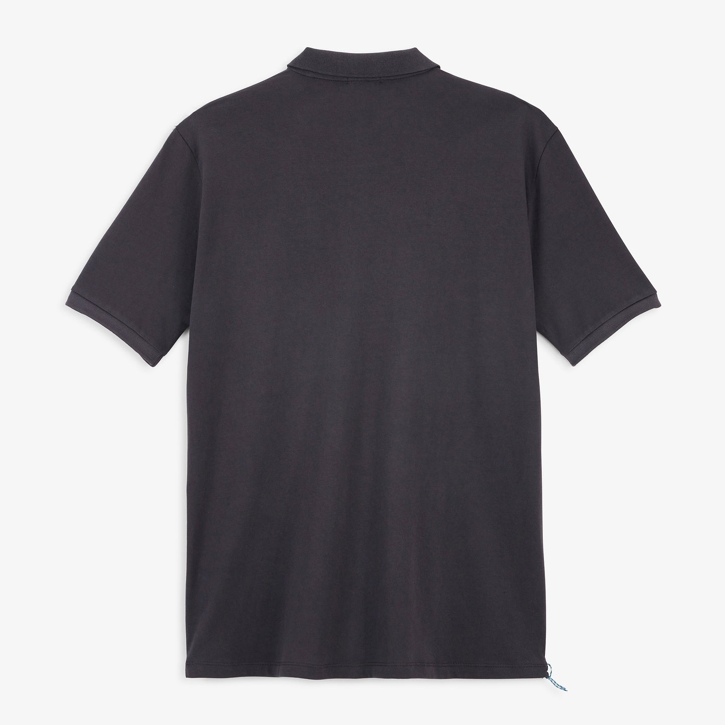 Polo piqué manches courtes badge bouclette Pilote gris asphalte SBPLAY