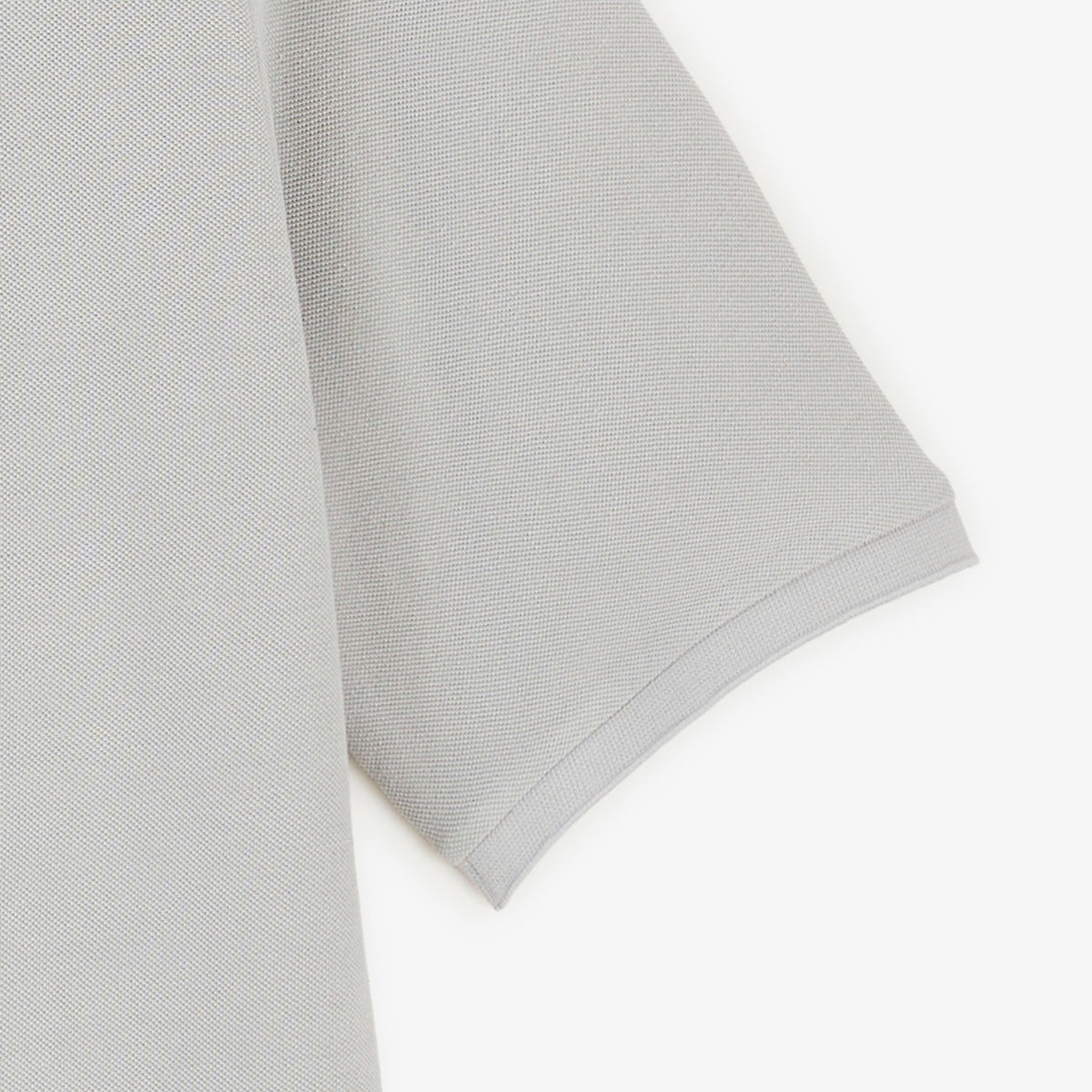 Polo piqué Funky Animals manches courtes en coton gris plume