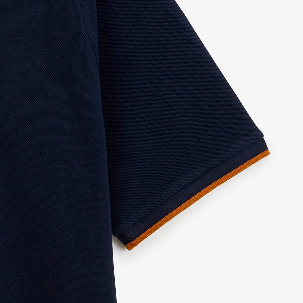 Polo piqué Funky Animals manches courtes en coton bleu marine