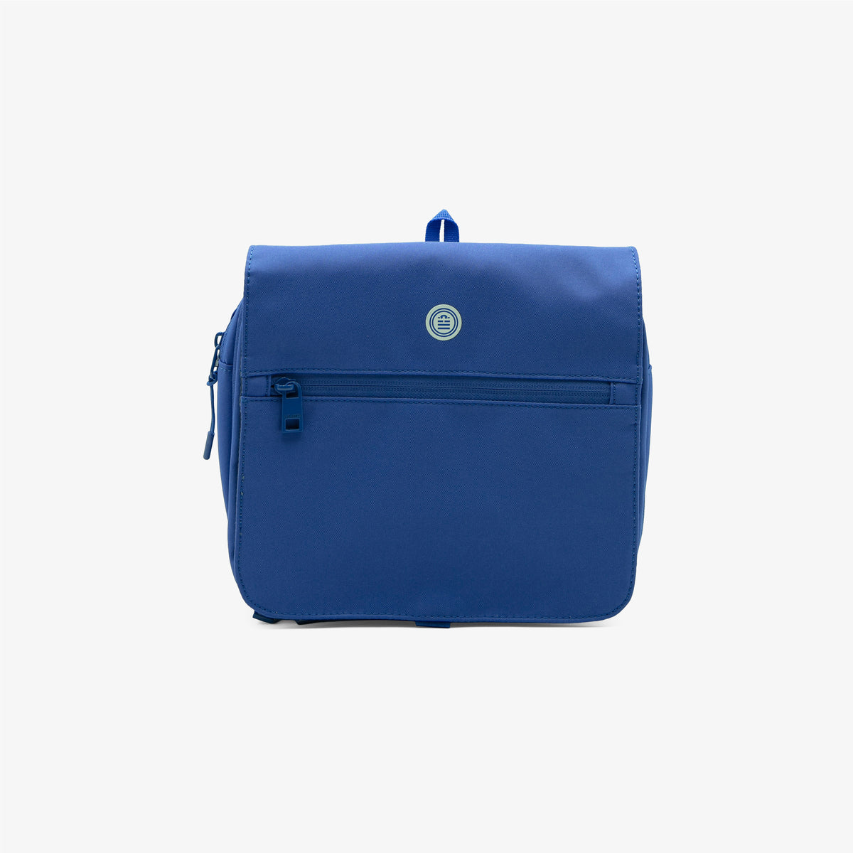 Popbag Blue Sashiko Fold-Over Toiletry Bag
