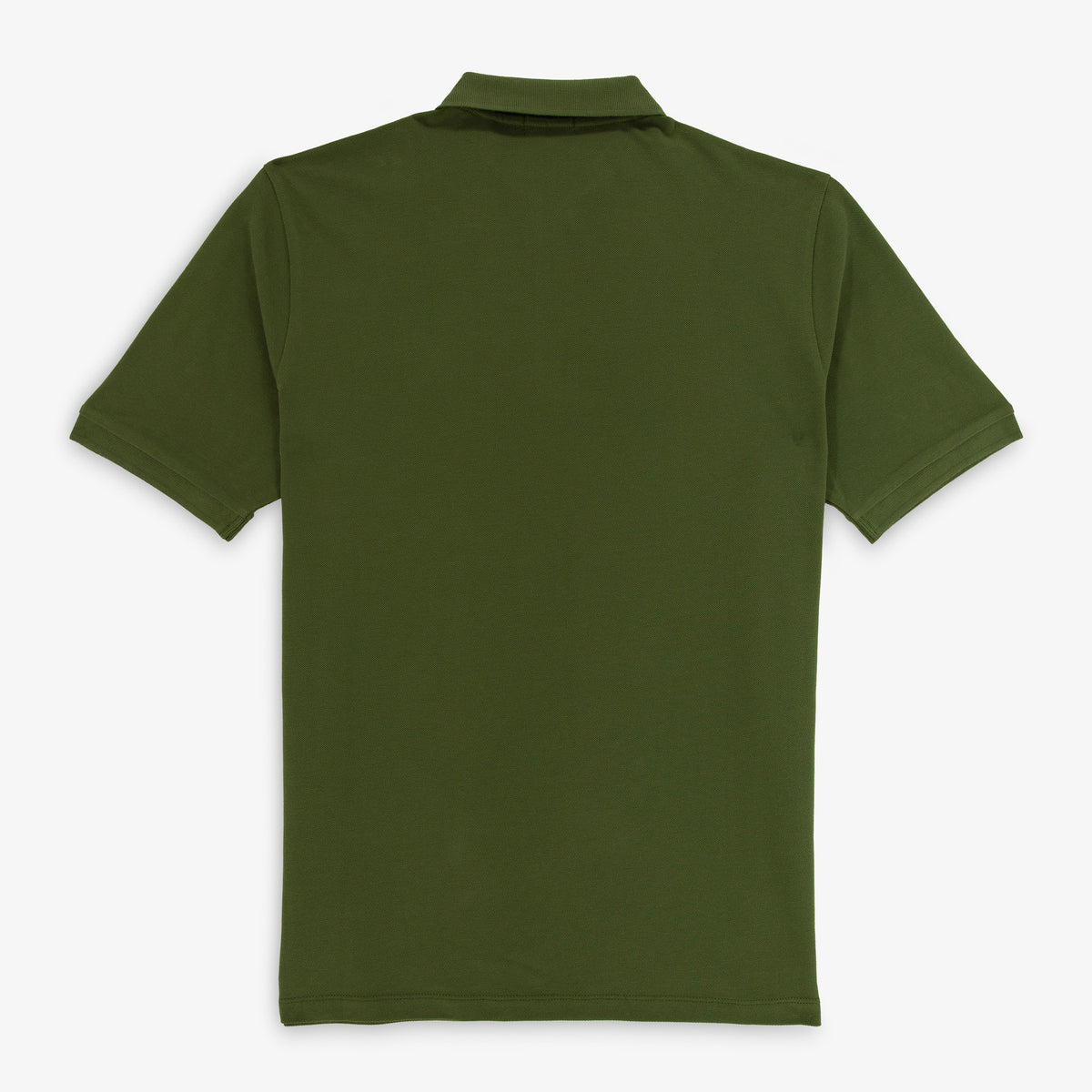 Polo Lino manches courtes en coton piqué kaki