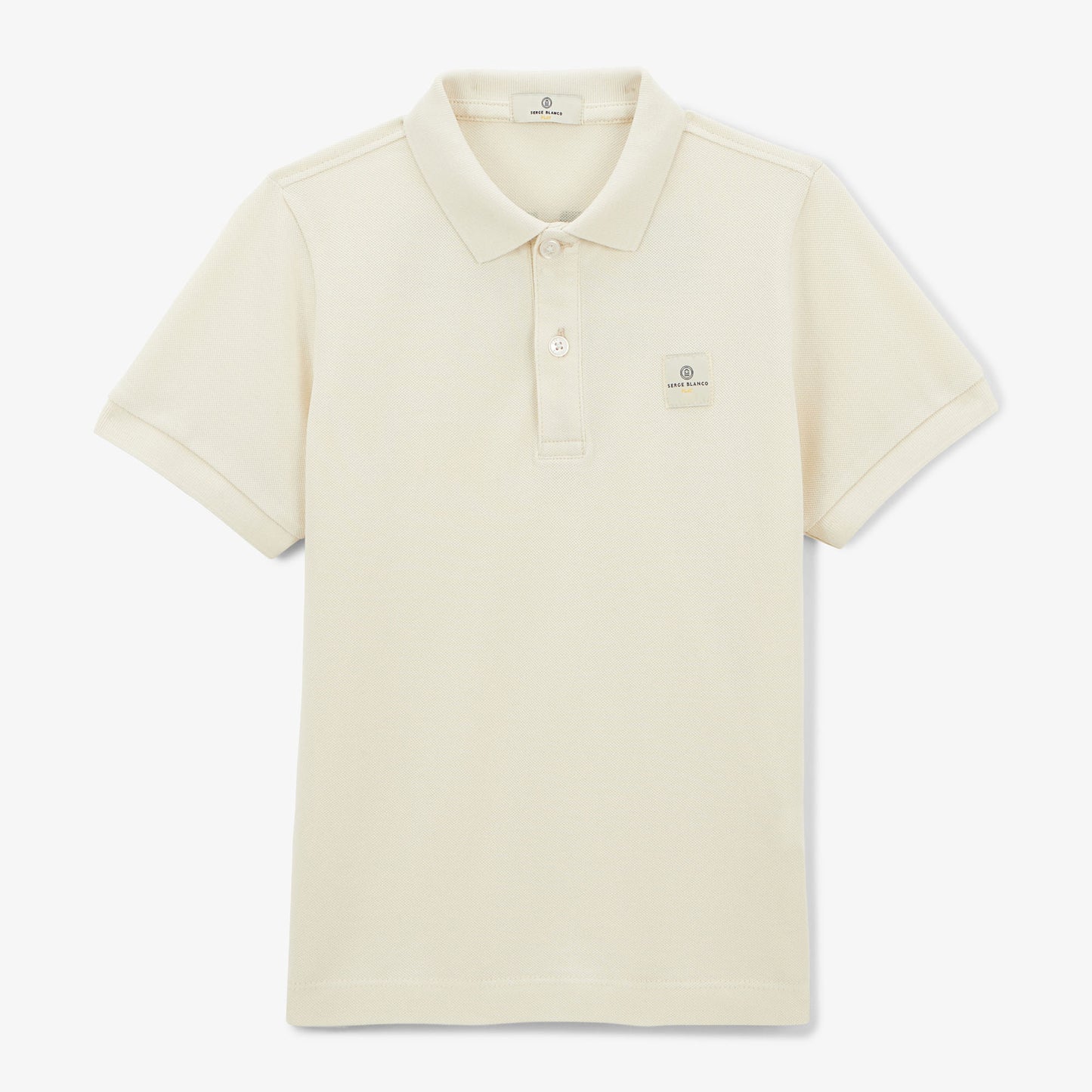 Laxton junior pique polo shirt latte