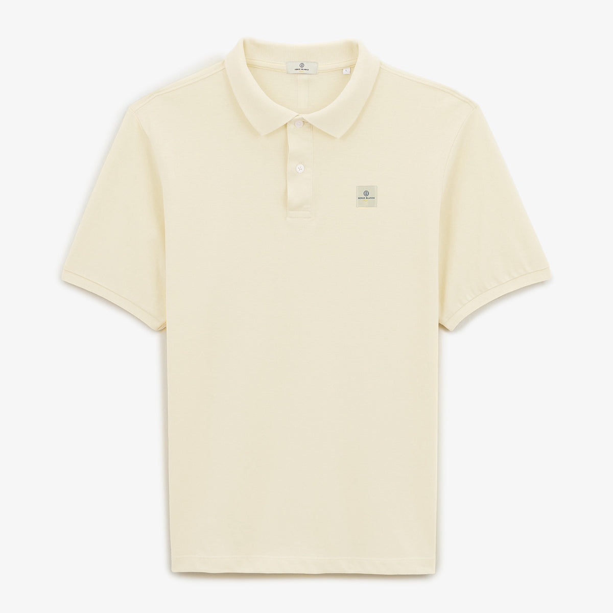 Laxton latte pique polo shirt