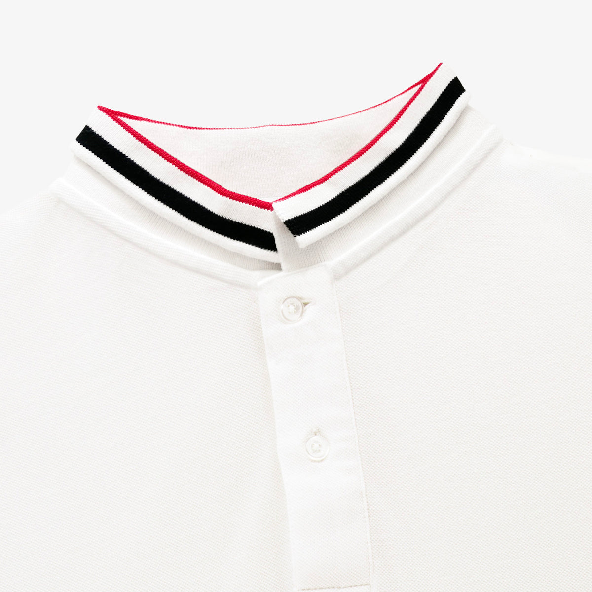Polo a maniche corte in cotone bianco dello Stade Toulousain