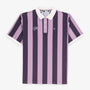 "Iconic Stripes"-polo met korte mouwen, paars, met borduursel van Toulouse Football Club