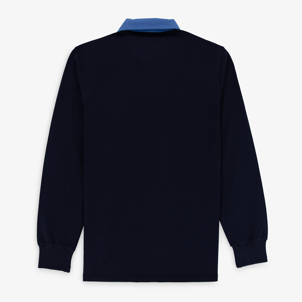 Maillot de rugby manches longues Lupin en coton bleu marine
