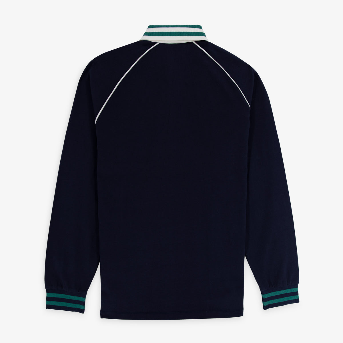 Maillot de rugby manches longues Lovea en coton bleu marine