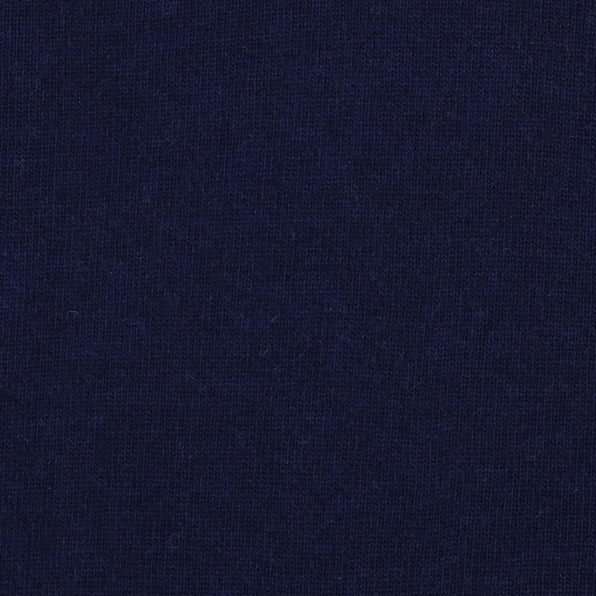 Jersey de cuello redondo azul oscuro de lana