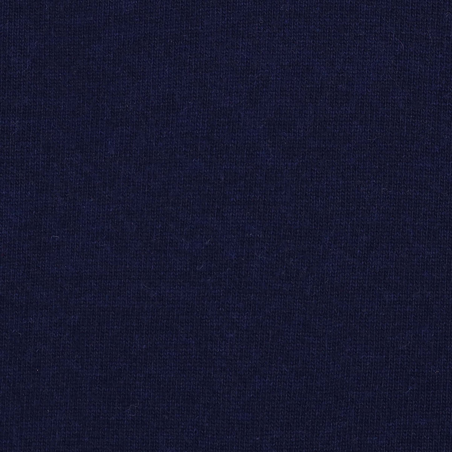 Jersey de cuello redondo azul oscuro de lana
