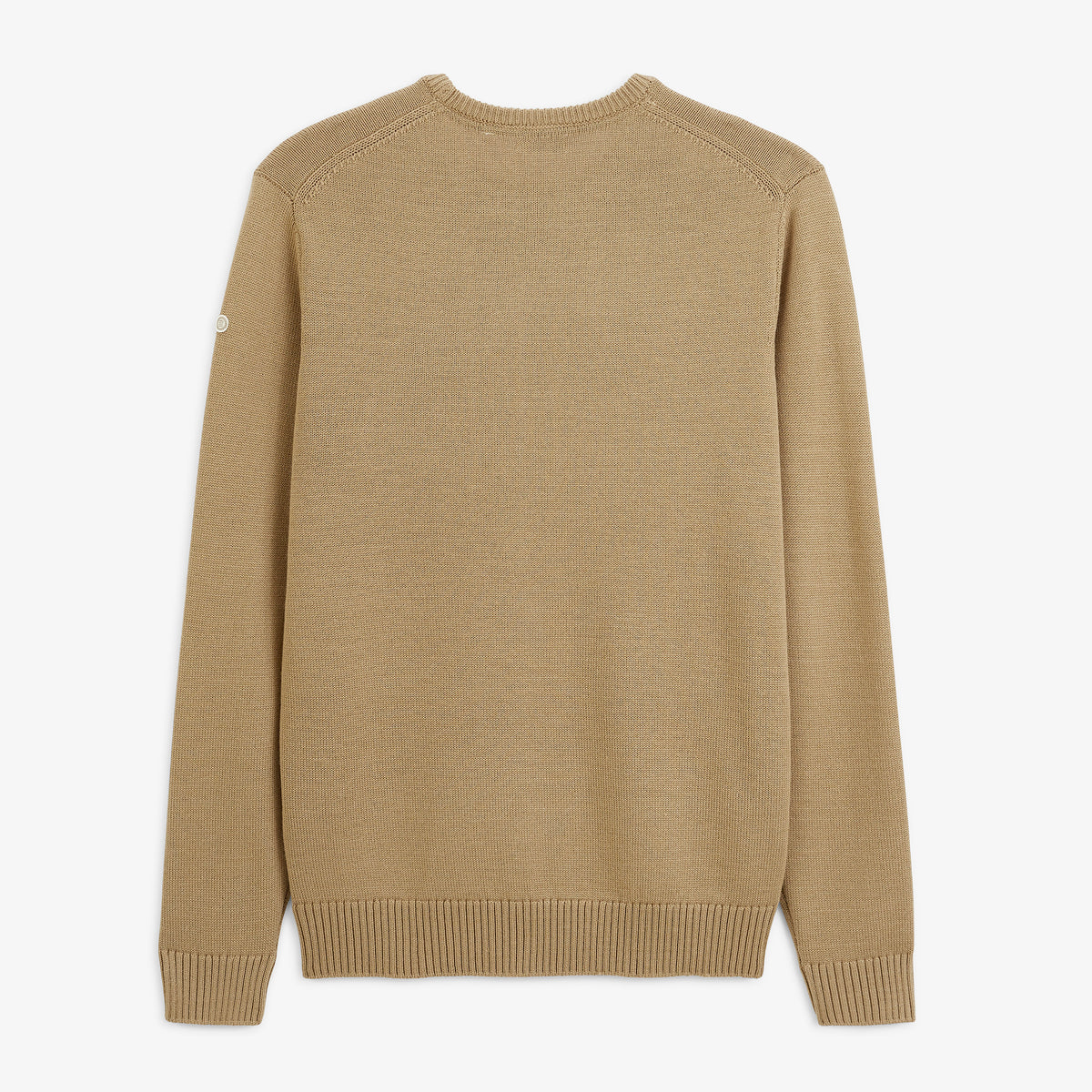 Pull Mohan jacquard BLANCO BIARRITZ col rond beige