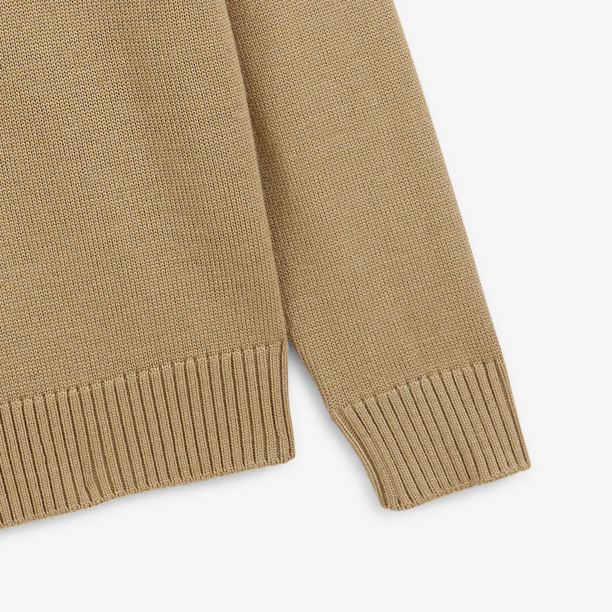 Pull Mohan jacquard BLANCO BIARRITZ col rond beige