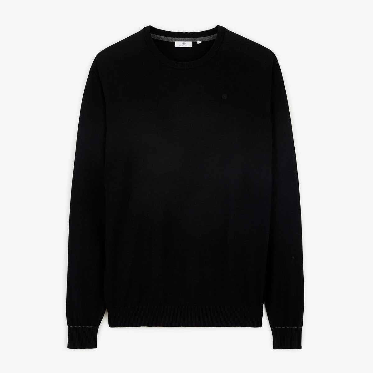 Pull Mao essentiel col rond noir