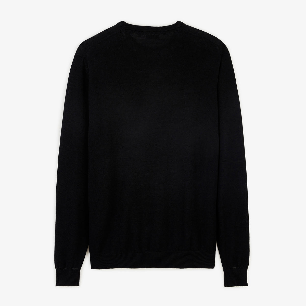 Pull Mao essentiel col rond noir