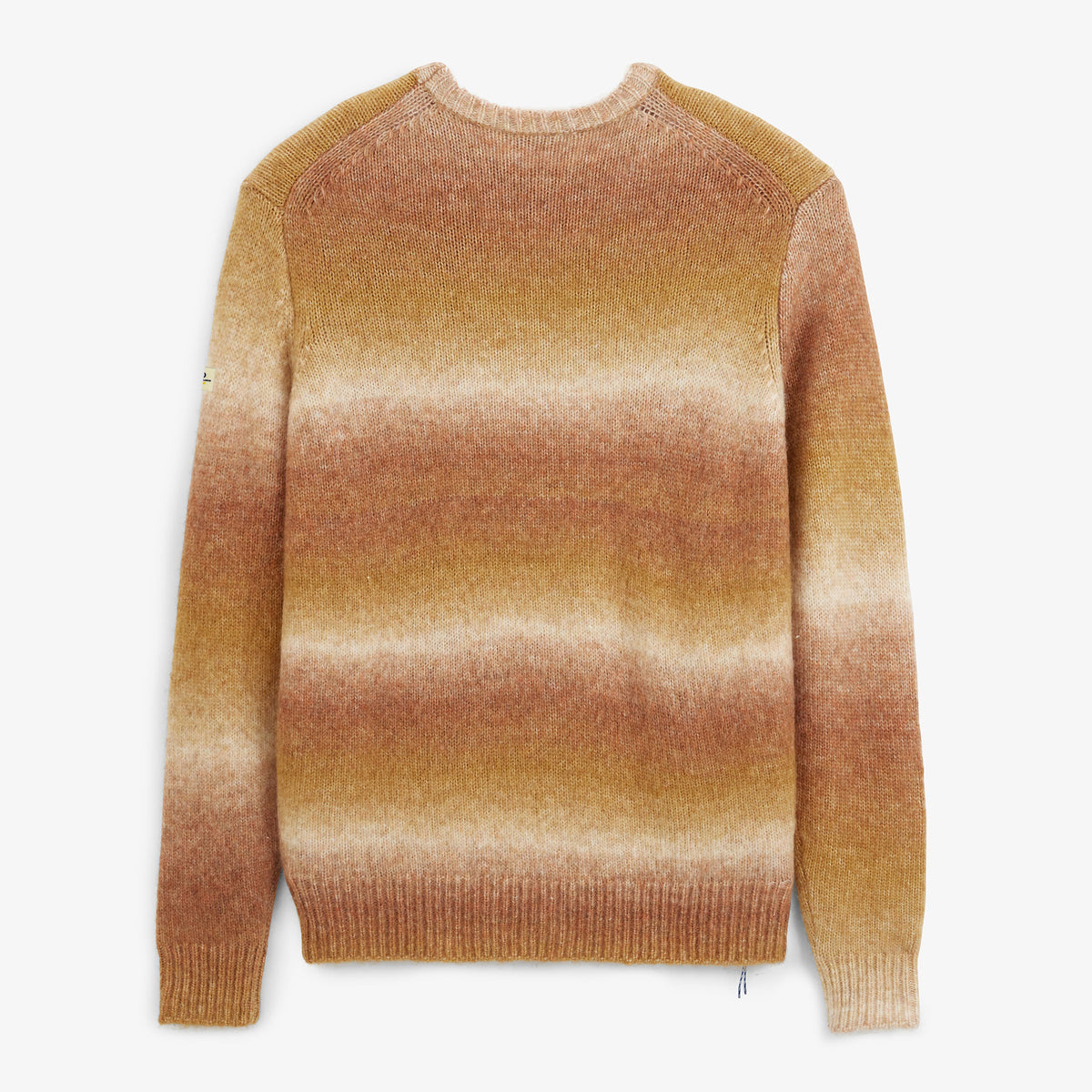 Pull Merlin dégradé col rond caramel SBPLAY