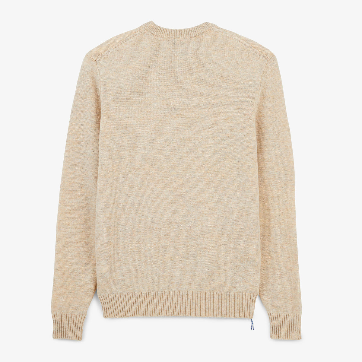 Pull Madani laine col rond blanc cassé SBPLAY