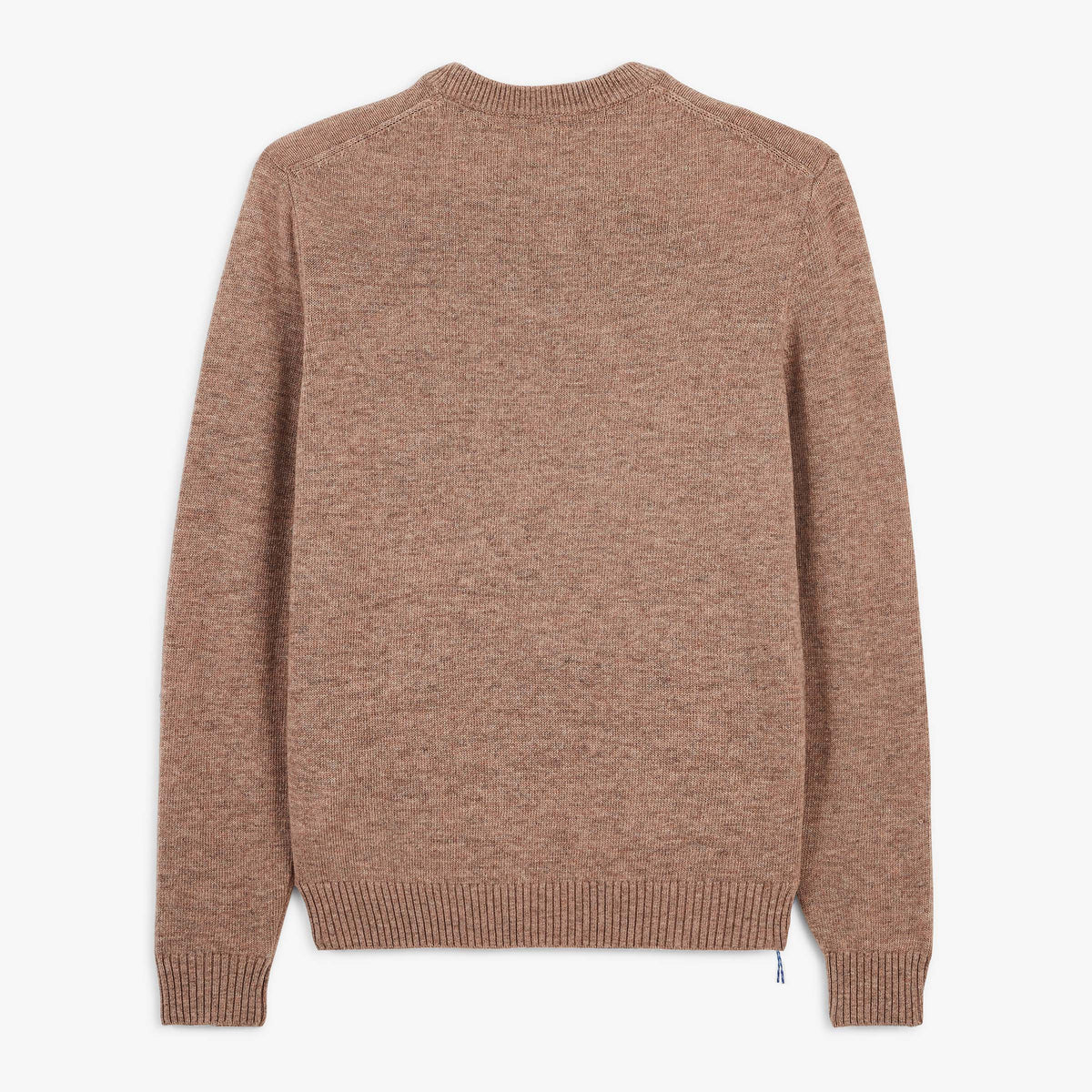 Pull Madani laine col rond beige cachemire SBPLAY