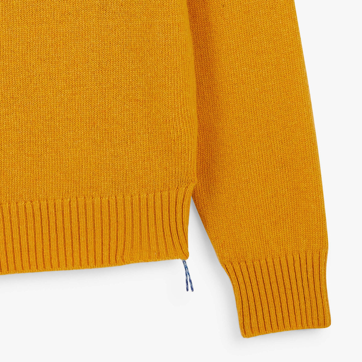 Pull Madani laine col rond jaune SBPLAY