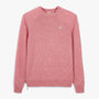 Pull Madani laine col rond rose dalhia SBPLAY