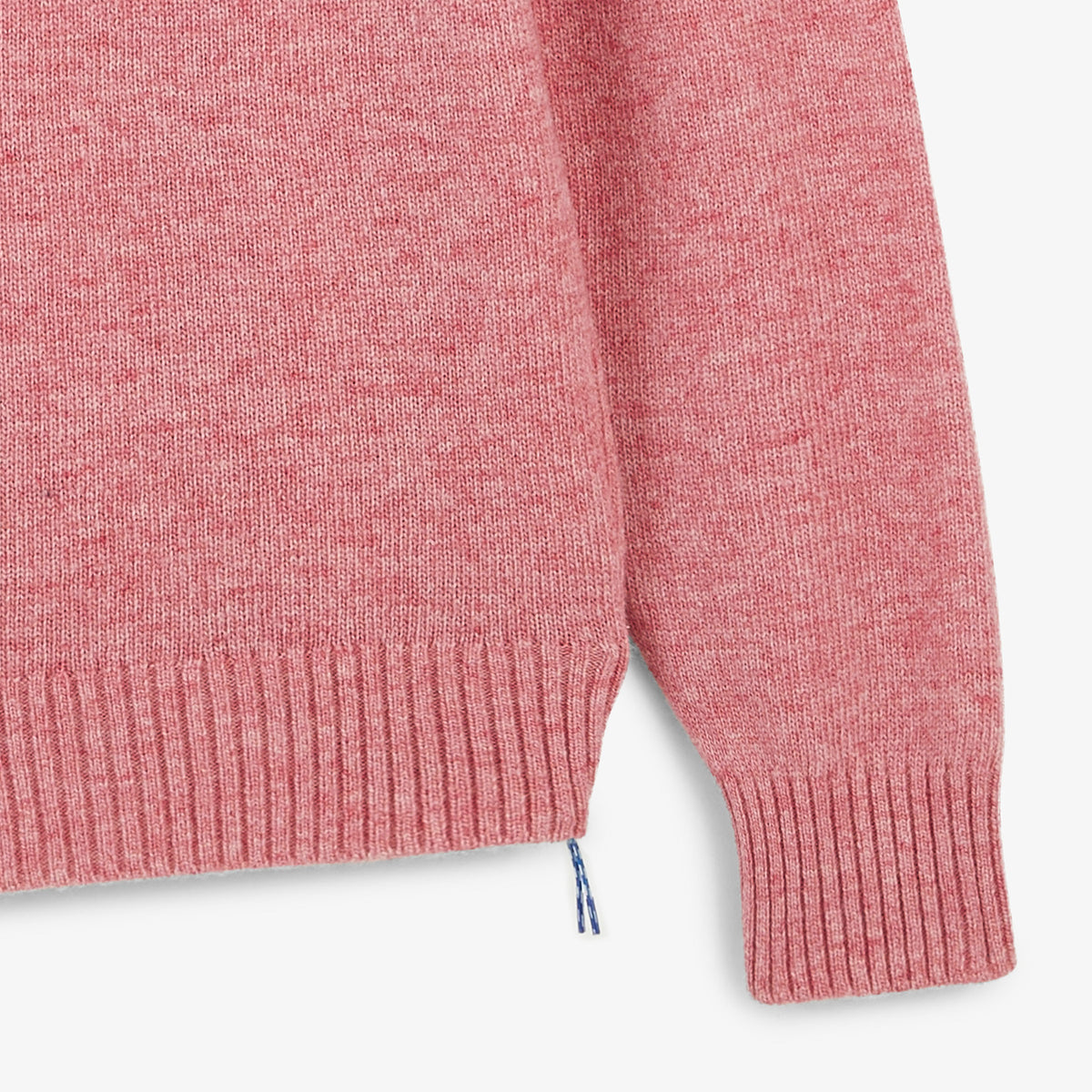 Pull Madani laine col rond rose dalhia SBPLAY