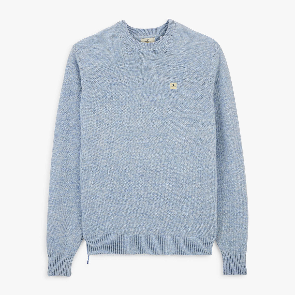 Pull Madani laine col rond bleu ciel SBPLAY