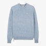 Pull Madani laine col rond bleu ciel SBPLAY