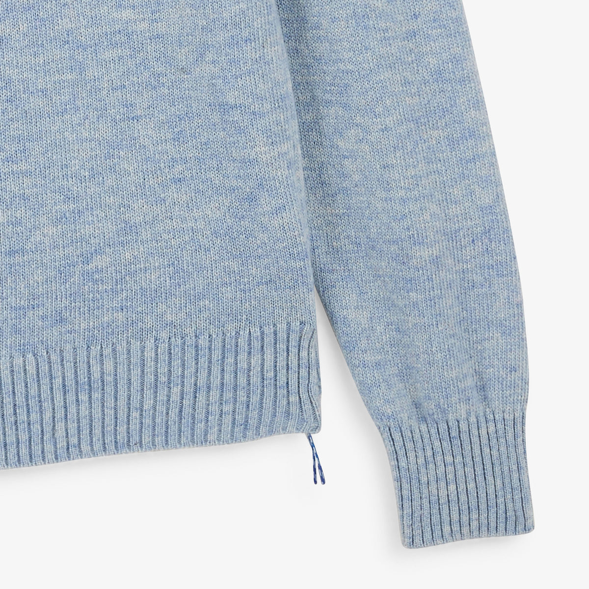 Pull Madani laine col rond bleu ciel SBPLAY