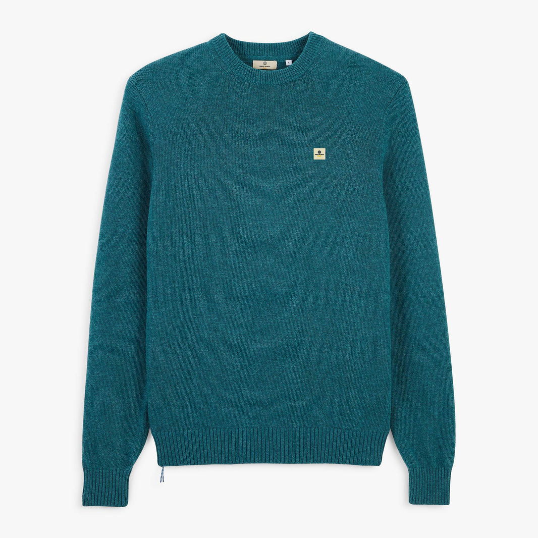 Pull Madani laine col rond bleu canard SBPLAY