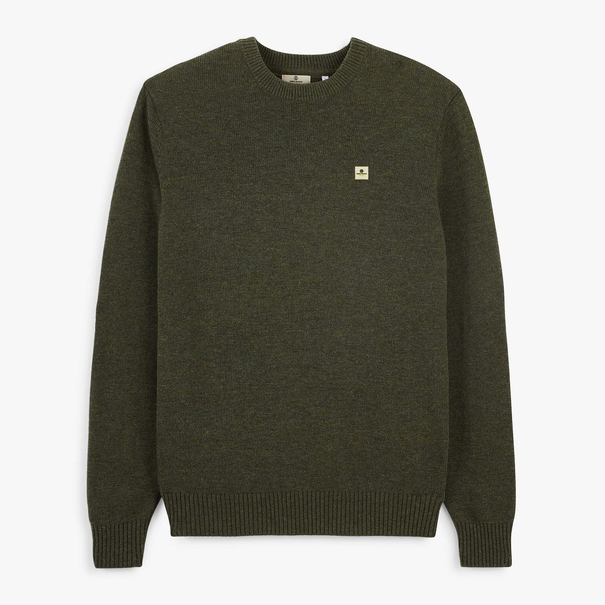 Pull Madani laine col rond vert mousse SBPLAY
