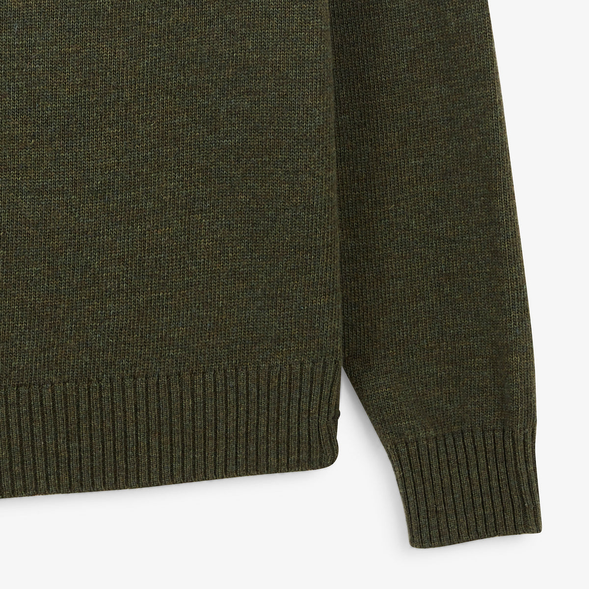 Pull Madani laine col rond vert mousse SBPLAY