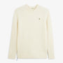 Pull Murray laine effet bouclette col rond ivoire SBPLAY