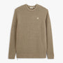 Pull Murray laine effet bouclette col rond beige SBPLAY