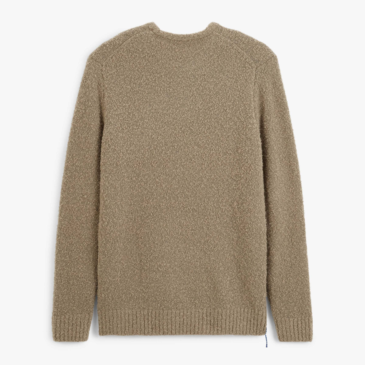 Pull Murray laine effet bouclette col rond beige SBPLAY