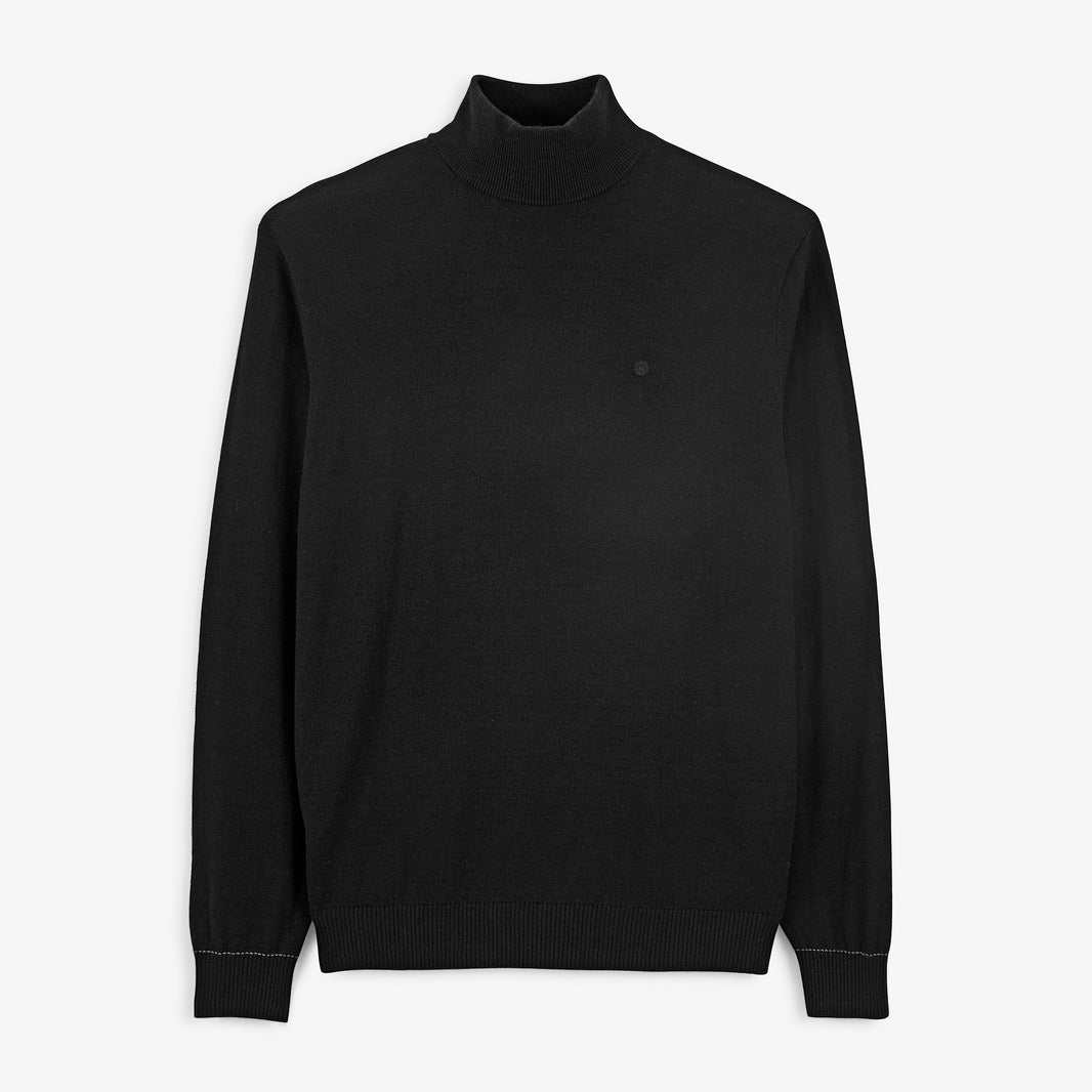 Pull Massia essentiel col montant noir